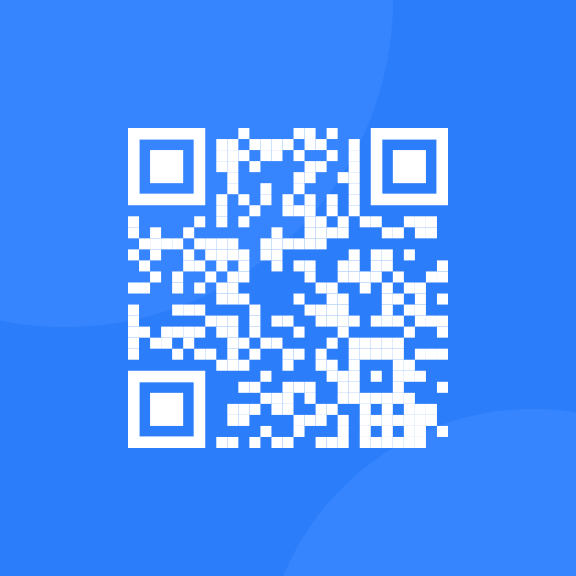 A QR code leading to the Frontend Mentor's website